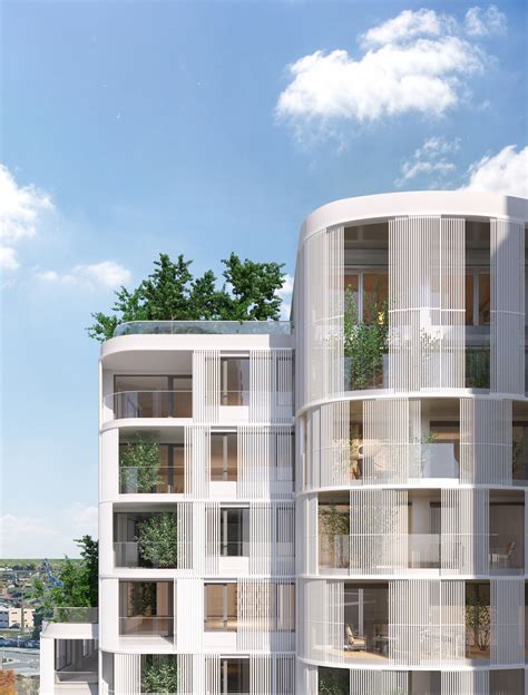 Vizualizácia architektonického návrhu bytového domu na Bottovej ulici