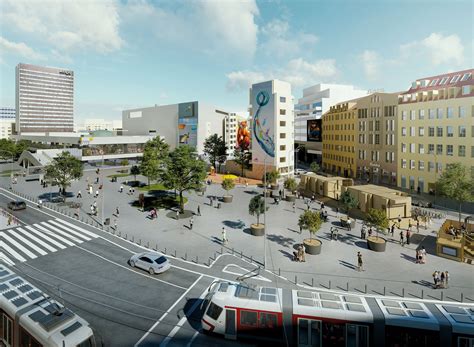 Vizualizácia budúcej podoby Hodžovho námestia