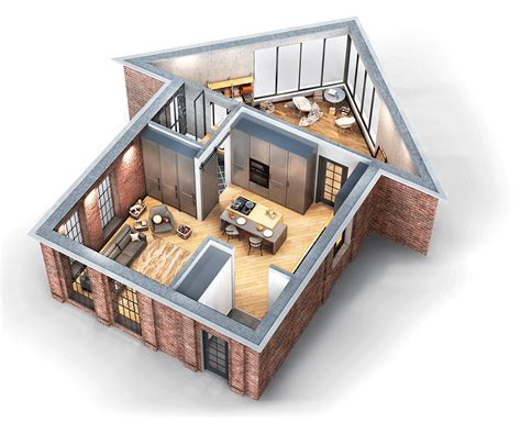 Interiér rekonštruovaného baťovského domu