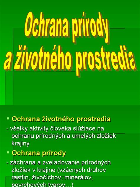 Ilustrácia ochrany životného prostredia
