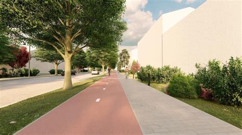 Vizualizácia cyklotrasy v rámci Nového Ružinova