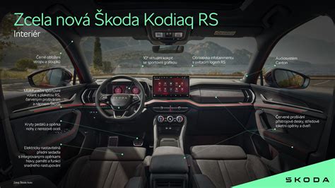 Interiér Škoda Kodiaq s veľkým displejom