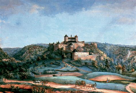 Detail historického muriva hradu Dobrá Voda