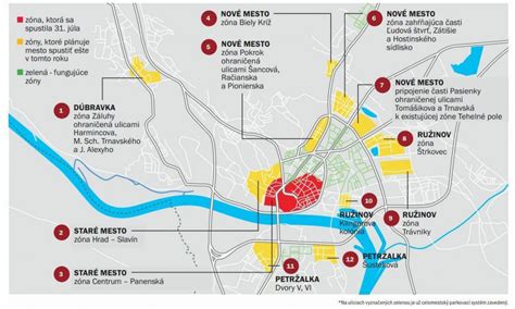 Mapa regulatívov v Bratislave