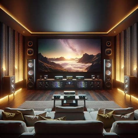 Interiér moderného kina s Dolby Atmos