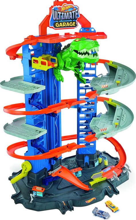 Štvorposchodová garáž Hot Wheels s výťahom