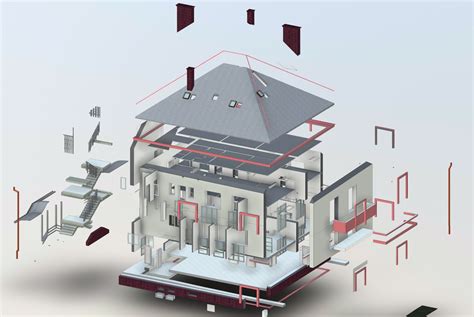 Vizualizácia BIM modelu budovy