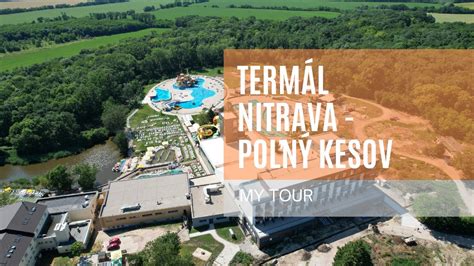 Mapa obce Poľný Kesov a okolia s vyznačením Thermal parku Nitrava