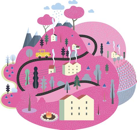 Ilustrácia mesta s bytovými domami