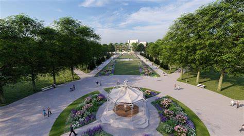 Mestský park Banská Bystrica - celkový pohľad