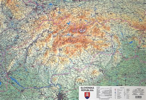 Mapa Slovenska s vyznačenou oblasťou Častá-Papiernička