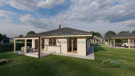 Moderný bungalov s valbovou strechou