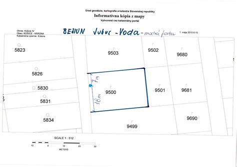 Schematický nákres umiestnenia inžinierskych sietí pod povrchom pozemku