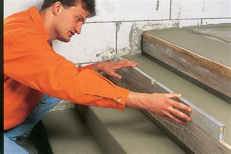 príprava betónového schodiska