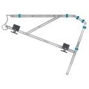 meranie a šablóna schodov