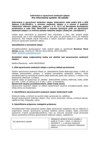 Informácia o harmonograme rekonštrukčných prác na nástenke