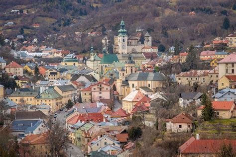 Panoramatický pohľad na Banskú Štiavnicu