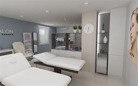 Interiér moderného kozmetického salónu