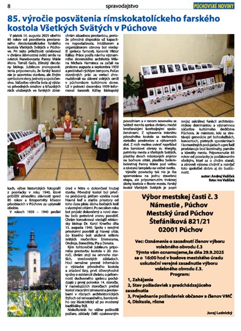 Symbolický akt posvätenia obnoveného kostola