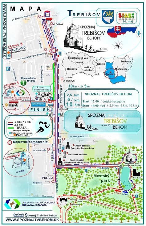 Mapa s vyznačenou Mukačevskou ulicou v Prešove