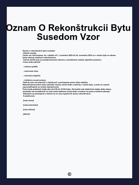 Infografika o rekonštrukcii bytu