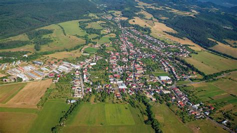Mapa obce Badín s vyznačenými lokalitami pozemkov