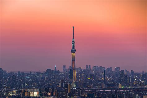 Pohľad na Tokyo Skytree z apartmánu v Sumida-ku