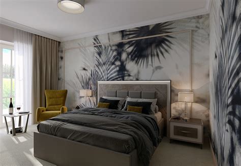 vizualizácia malého spálne s úložným priestorom