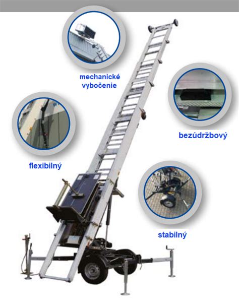 Stavebný výťah v prevádzke