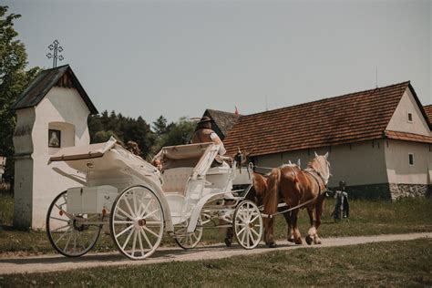 Svadobný koč v zasneženej krajine Vysokých Tatier