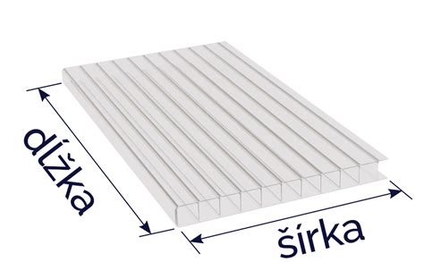 Štruktúra polykarbonátových dosiek