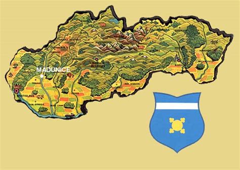 Mapa obce Madunice s vyznačenými novými lokalitami