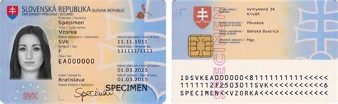 Ilustrácia občianskeho preukazu s čipom