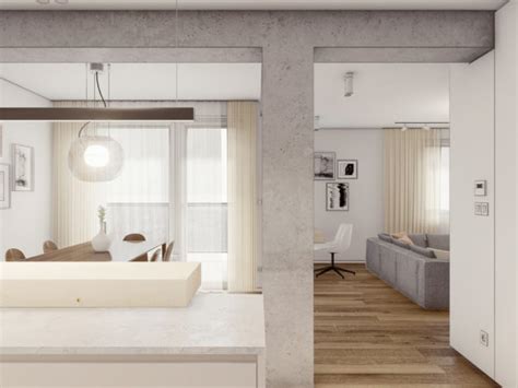 Interiér minimalistického bytu