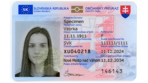 občiansky preukaz s adresou