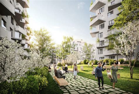 Architektonický vizuál projektu Čerešne