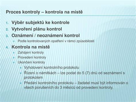 Proces kontroly na stavbe