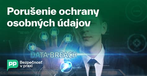 Infografika o procese oznamovania porušenia ochrany osobných údajov