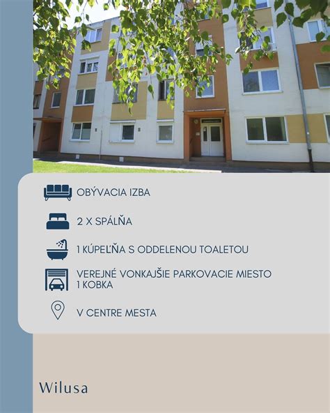 Prenajímaný byt s nájomnou zmluvou