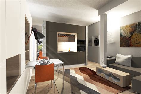 Diagram optimalizácie priestoru v malom byte