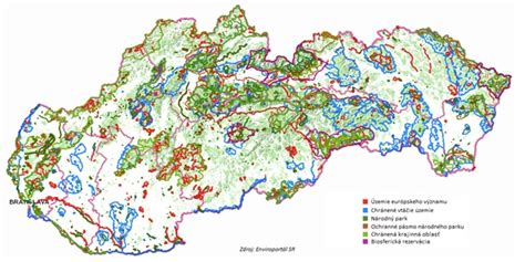 Mapa znázorňujúca preferované prostredie švába obyčajného a rusa domového