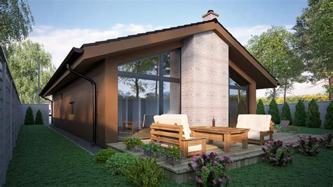 Vizualizácia stavebného pozemku s plánovaným domom