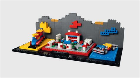 Diagram showing the age progression of LEGO building systems