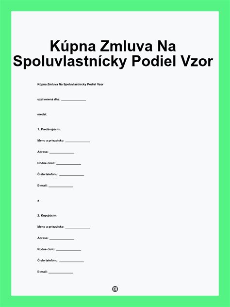 Diagram znázorňujúci základné náležitosti kúpnej zmluvy
