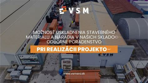 Stavebniny a skladovanie stavebného materiálu
