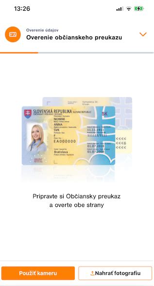 proces registrácie občianskeho preukazu