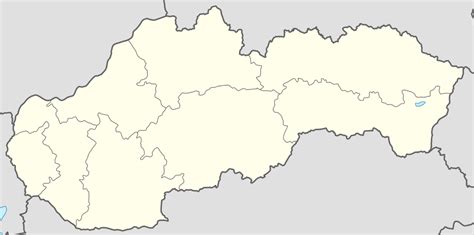 Mapa Slovenska s vyznačenými niektorými lokalitami, kde sa nachádzajú rozostavané stavby v ponuke.