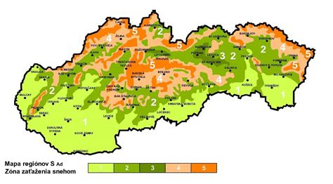 Mapa priemyselných zón na Slovensku