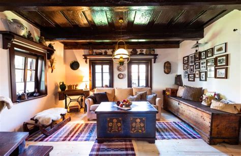 Interiér tradičnej drevenice