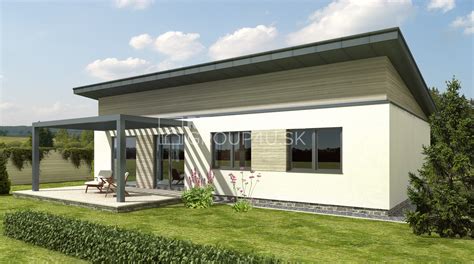 Dvojgeneračný bungalov s modernou architektúrou